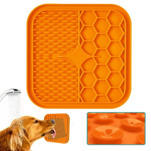 Pet Products Mat For Dogs Cats Slow Food Bowls With Suction Cup