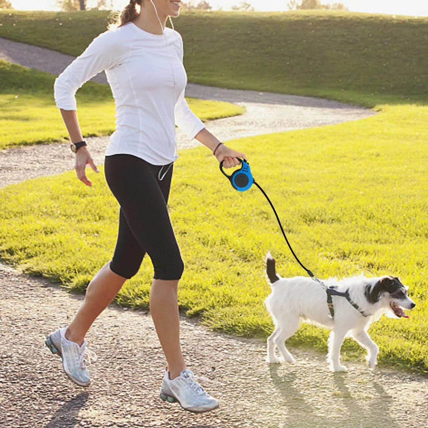 9.84 Ft Retractable Dog Leash,360° Tangle-Free Nylonup