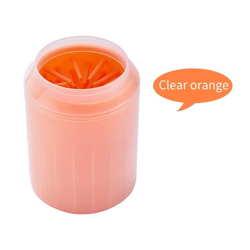 Portable Pet Paw Cleaner Soft Silicone Brush Dog Cat Foot Washer