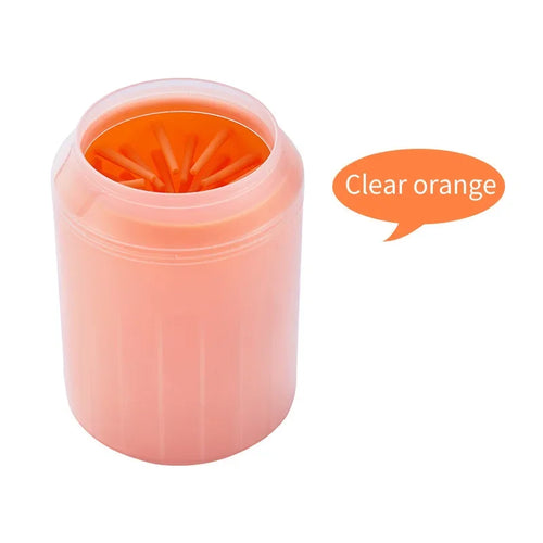Portable Pet Paw Cleaner Soft Silicone Brush Dog Cat Foot Washer