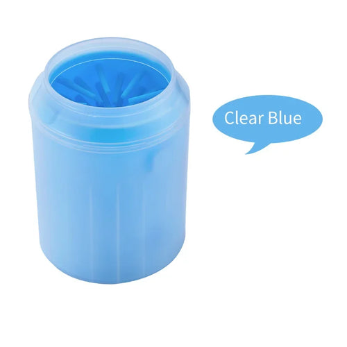 Portable Pet Paw Cleaner Soft Silicone Brush Dog Cat Foot Washer