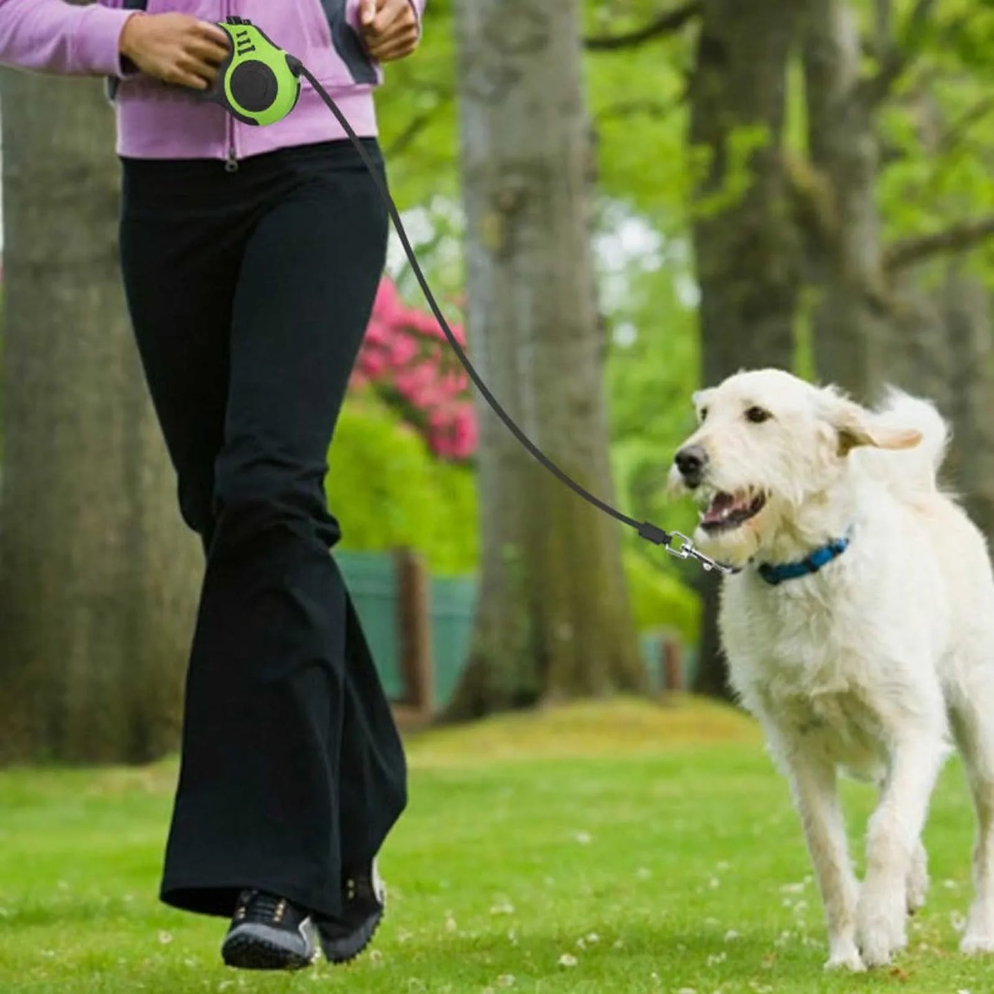 9.84 Ft Retractable Dog Leash,360° Tangle-Free Nylonup