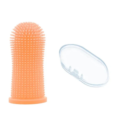 Dog Super Soft pet Finger Toothbrush Teeth Cleaning Breath Care