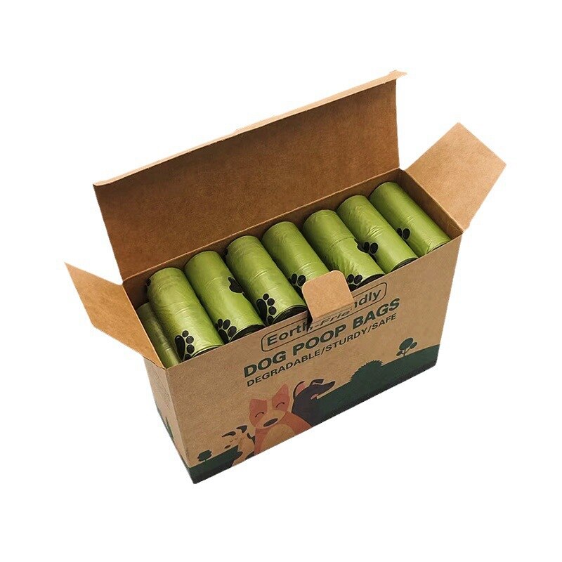 1/42 Roll Pet Biodegradable Trash Bag Dog Poop Bags Bulk Biobase