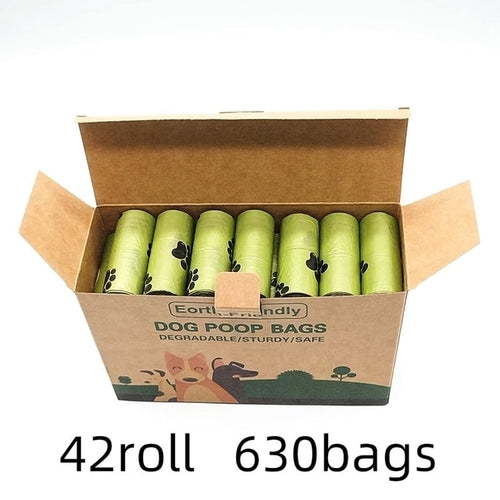 1/42 Roll Pet Biodegradable Trash Bag Dog Poop Bags Bulk Biobase