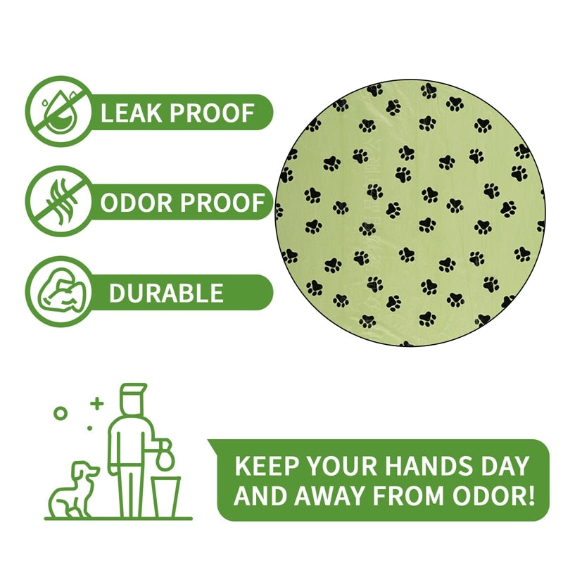 1/42 Roll Pet Biodegradable Trash Bag Dog Poop Bags Bulk Biobase