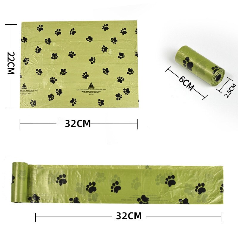 1/42 Roll Pet Biodegradable Trash Bag Dog Poop Bags Bulk Biobase