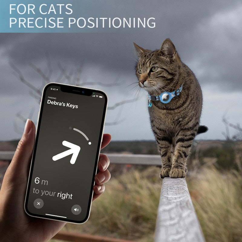 Reflective Collar Cats Airtag Tracker | Nylon Anti-lost Location