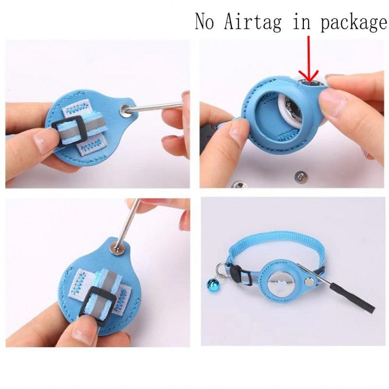 Reflective Collar Cats Airtag Tracker | Nylon Anti-lost Location