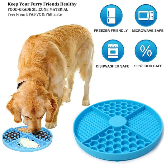 Pet Supplies Silicone Licking Mat Cat Slow Feeder With Suction Cup